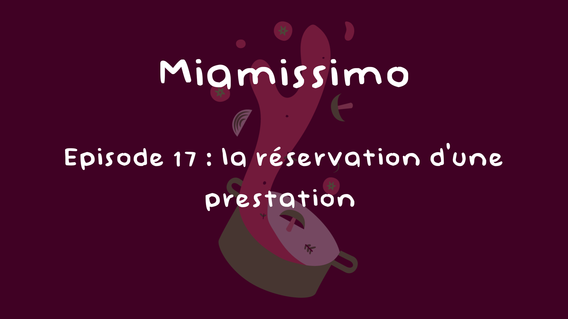 Client : La réservation d'une prestation